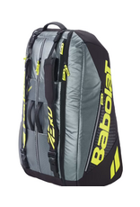 Babolat Babolat Pure Aero RH x12 Tennis Bag (Metallic Grey/Black/Fluo Yellow)
