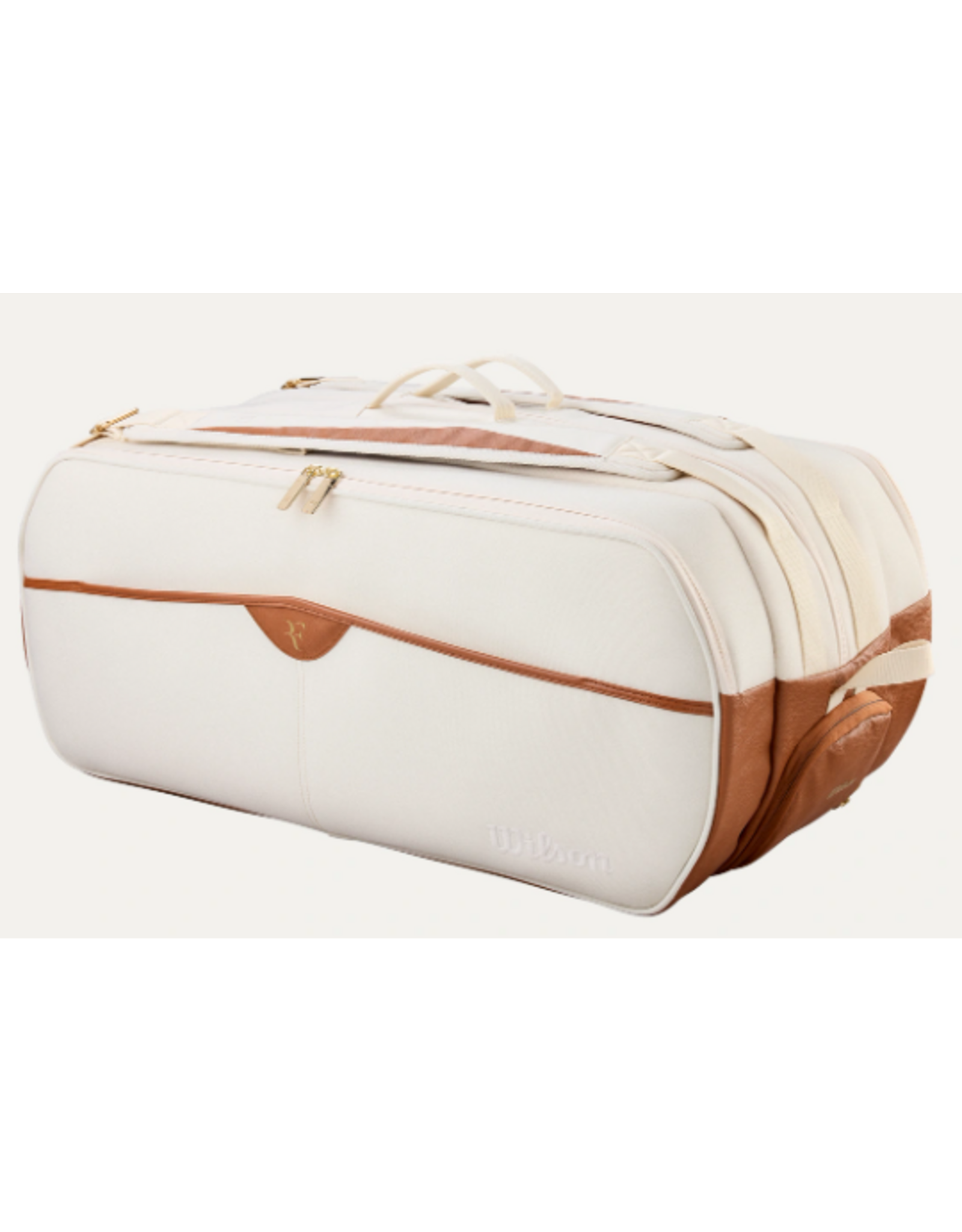 Wilson Wilson RF Lawn Collection Tennis Bag Cream