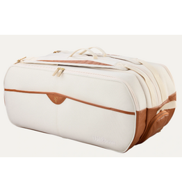 Wilson Wilson RF Lawn Collection Tennis Bag Cream