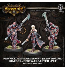 Warmachine Khador - Obavnik Kommander Zerkova