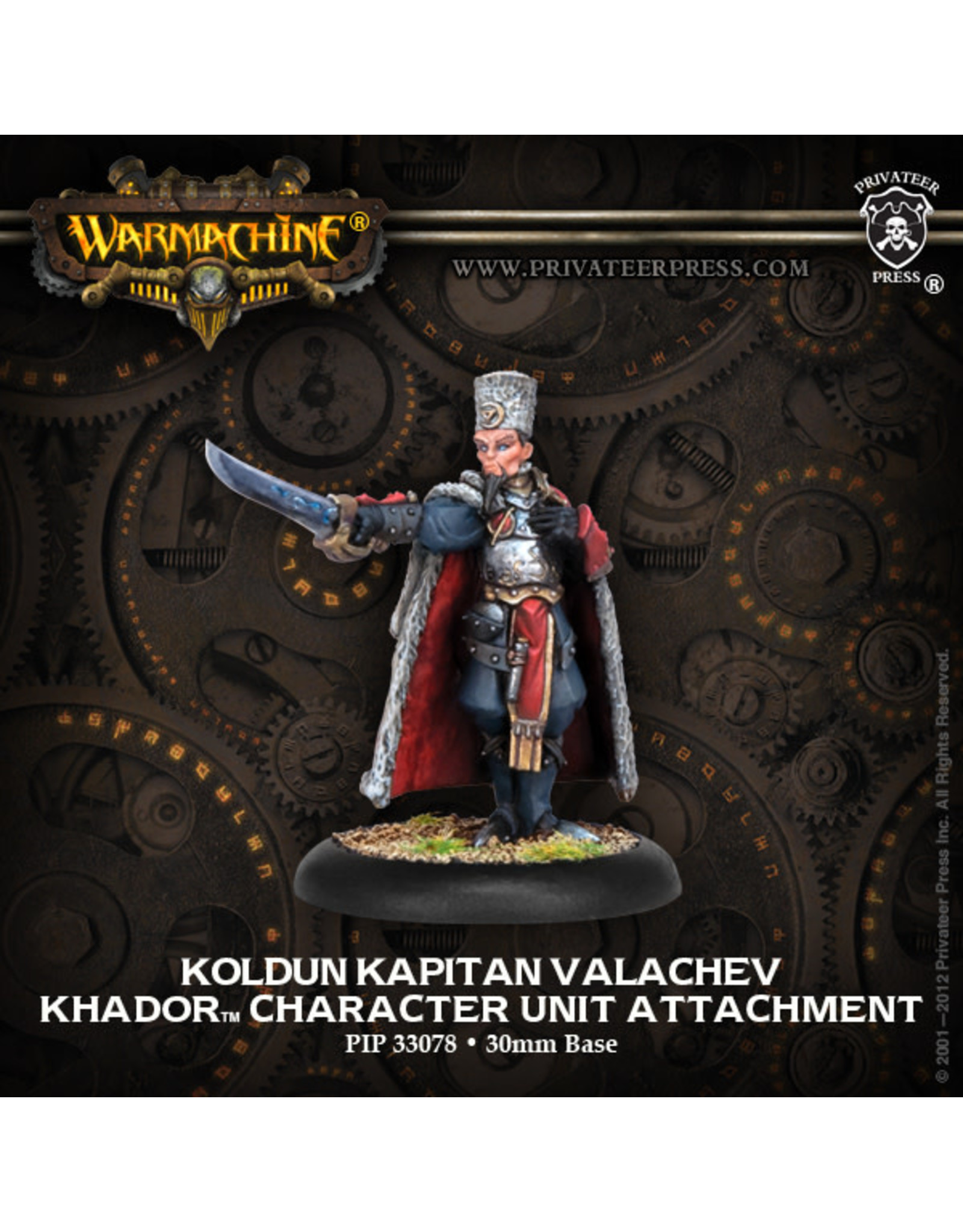Warmachine Khador - Koldun Kapitan Valachev