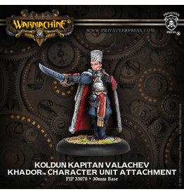 Warmachine Khador - Koldun Kapitan Valachev
