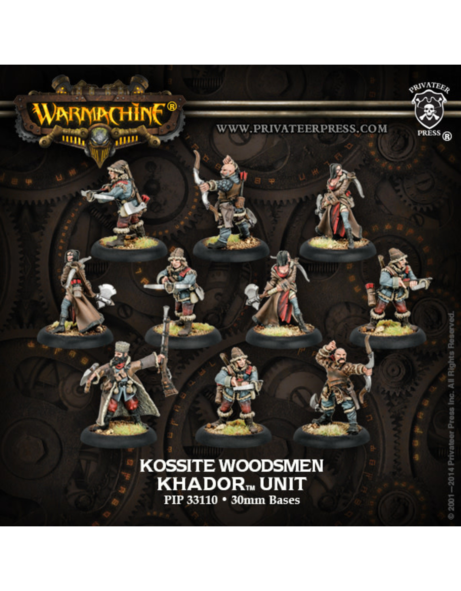 Warmachine Khador - Kossite Woodsmen Unit