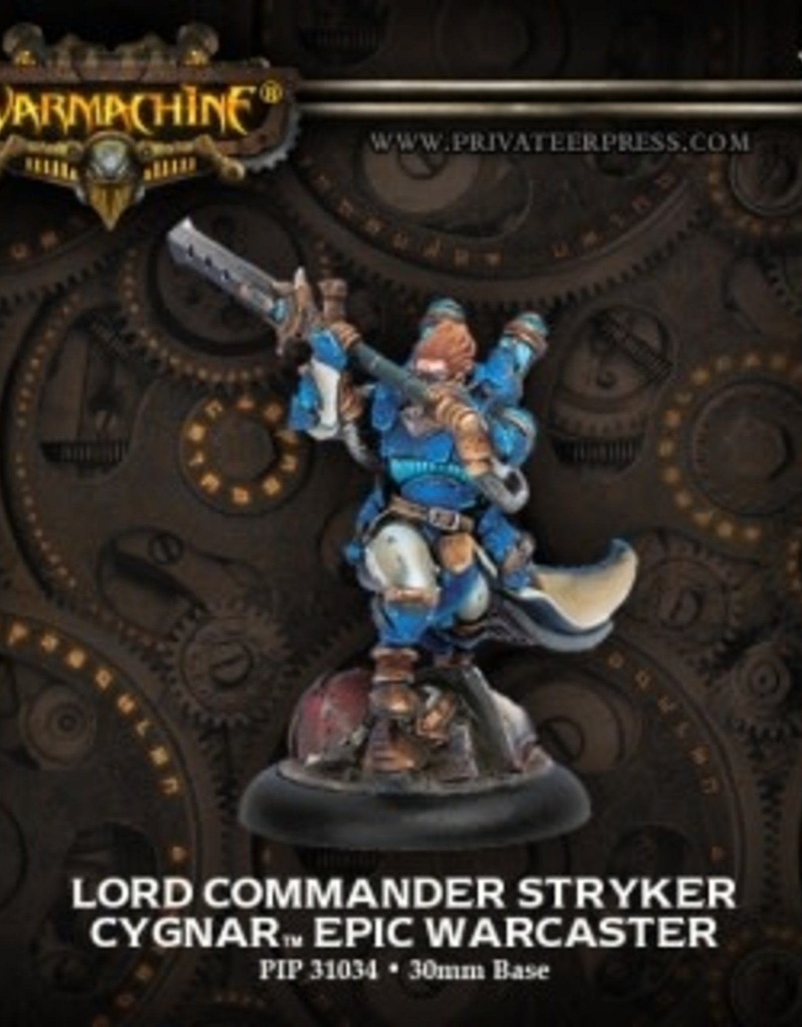 Warmachine Cygnar - Lord Commander Stryker