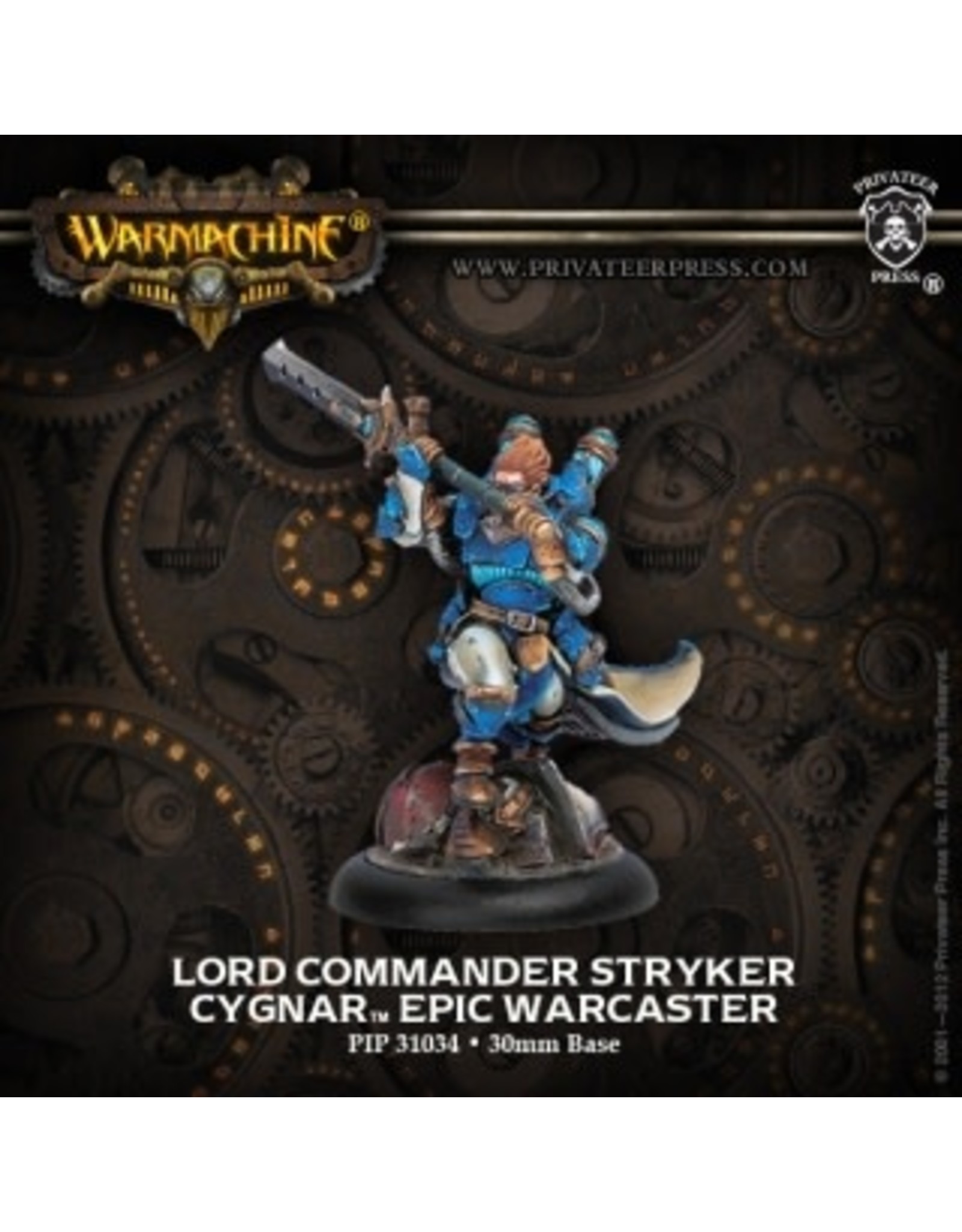 Warmachine Cygnar - Lord Commander Stryker