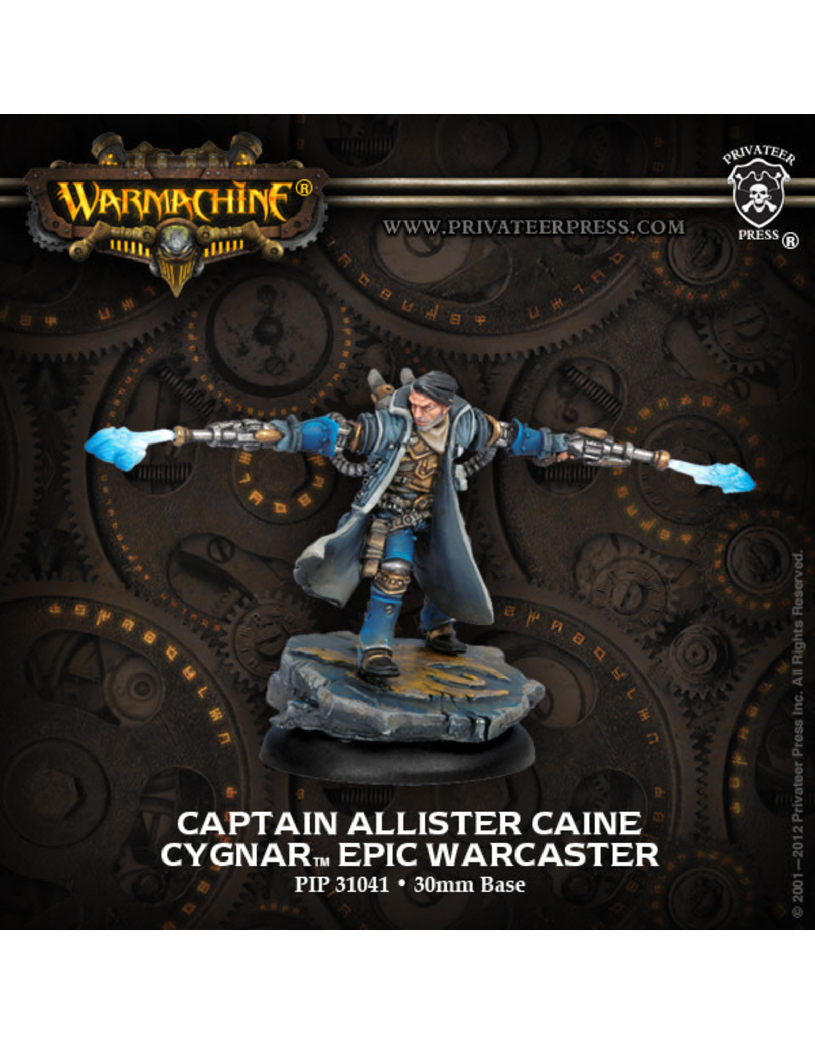 Warmachine Cygnar - Cpt. Allister Caine
