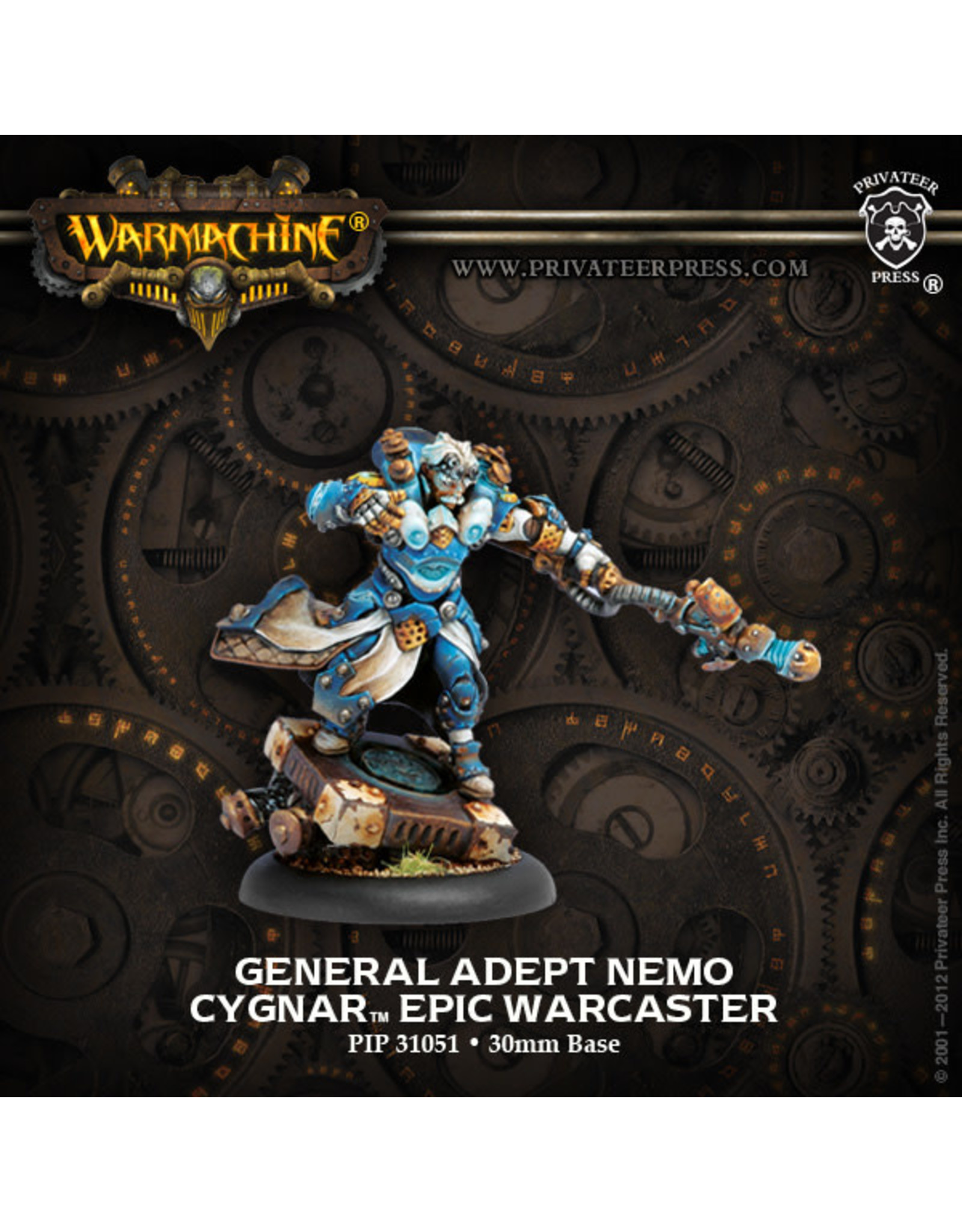 Warmachine Cygnar - General Adept Nemo