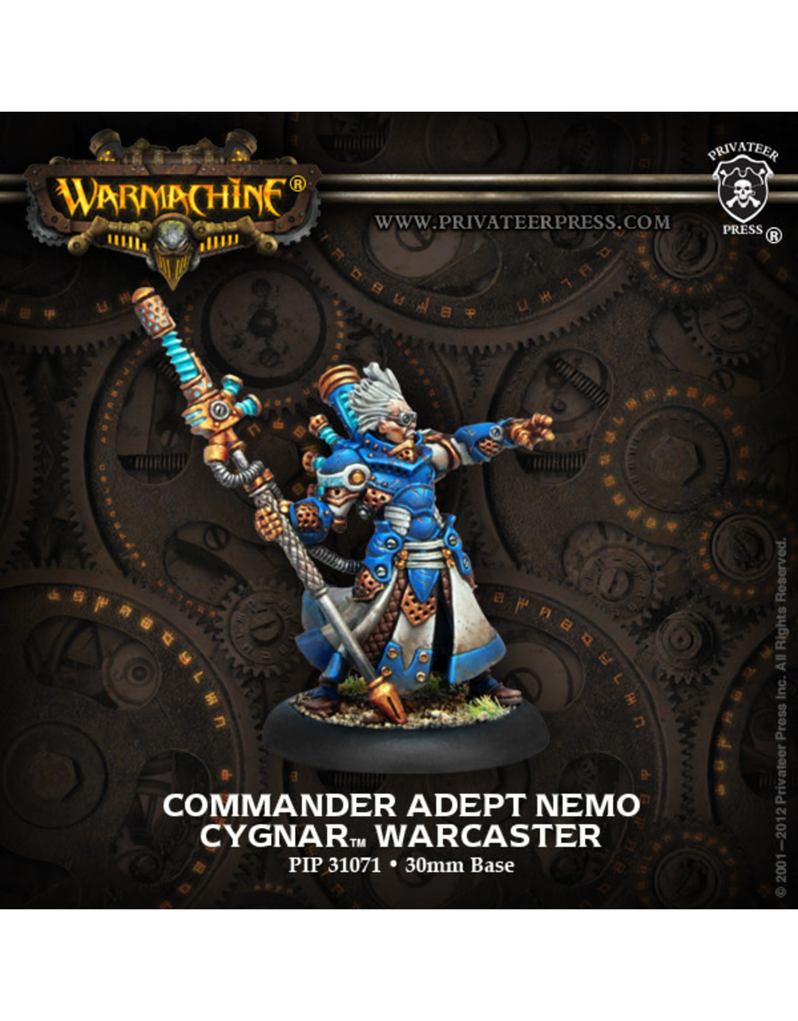 Warmachine Cygnar - Commander Adept Nemo