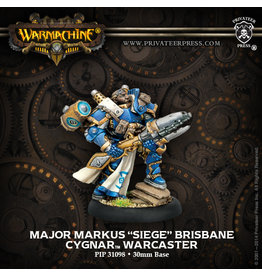 Warmachine Cygnar - Major Markus Brisbane
