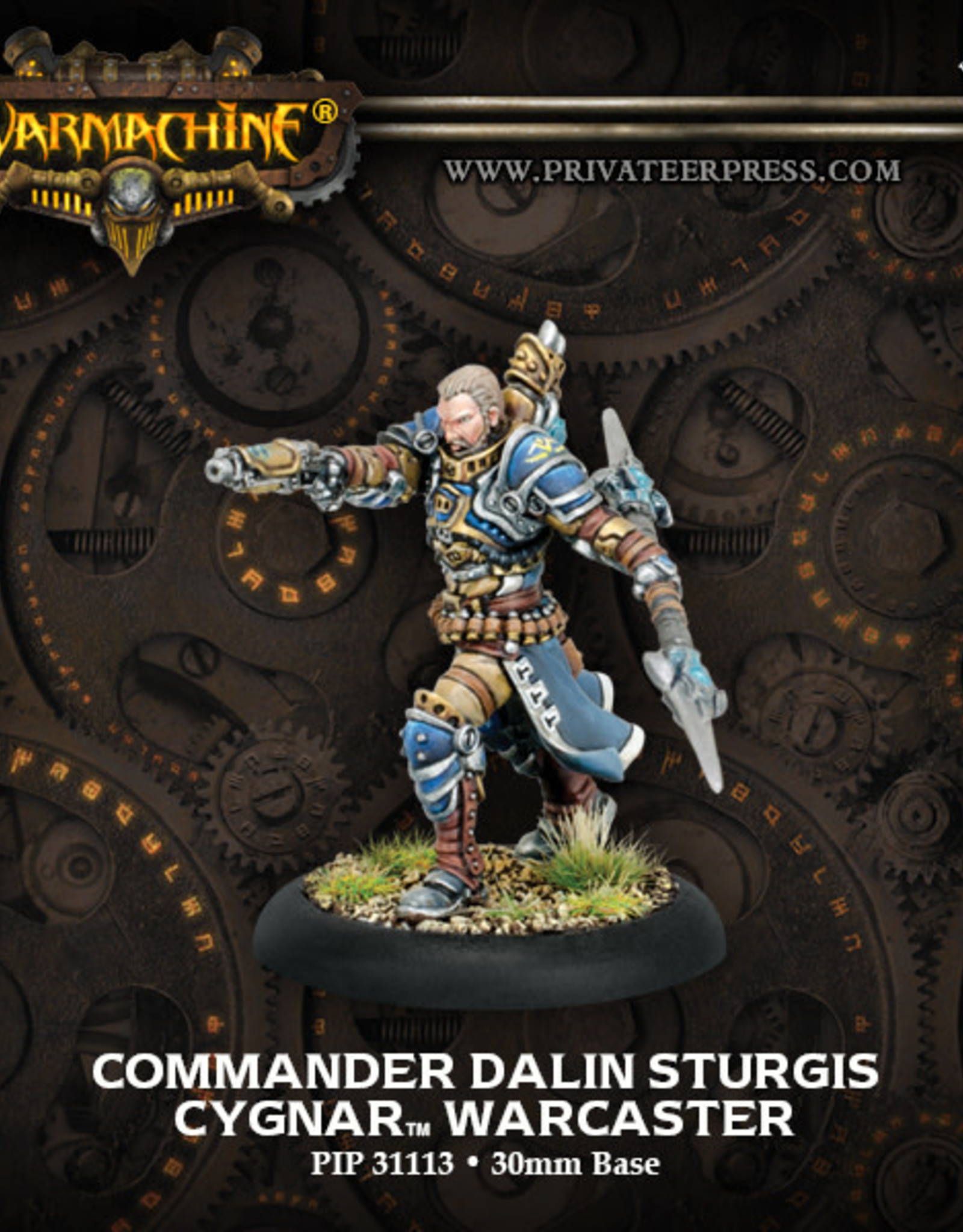 Warmachine Cygnar - Commander Dalin Sturgis