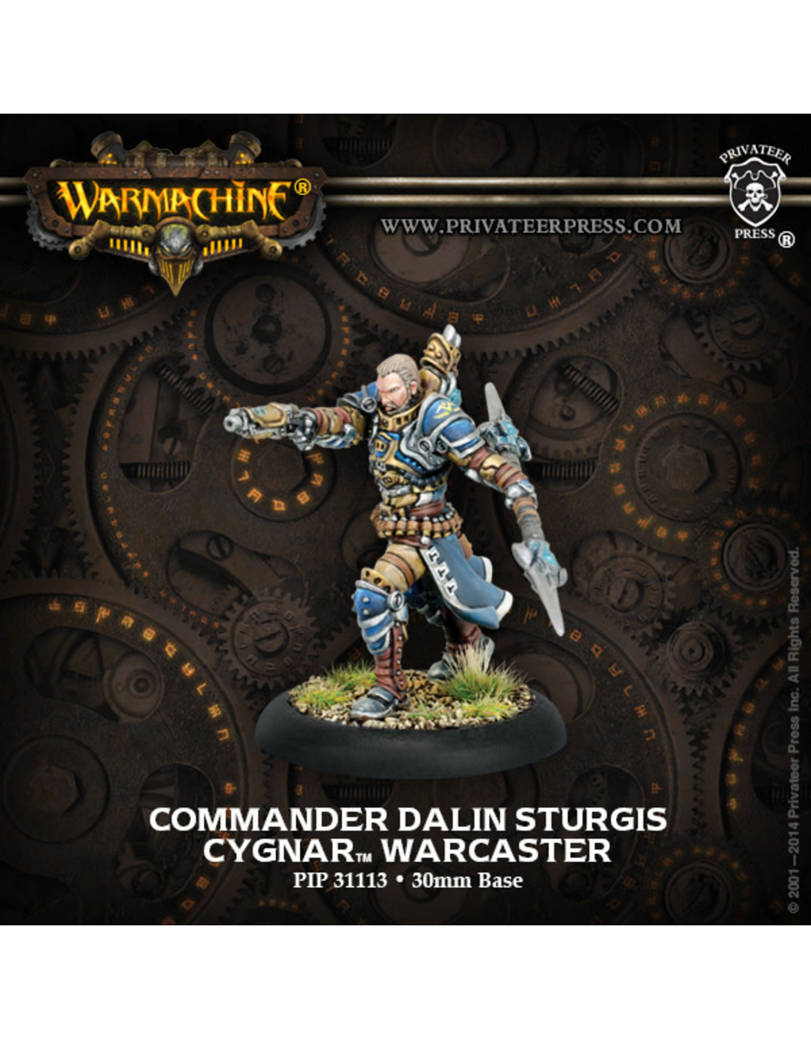 Warmachine Cygnar - Commander Dalin Sturgis