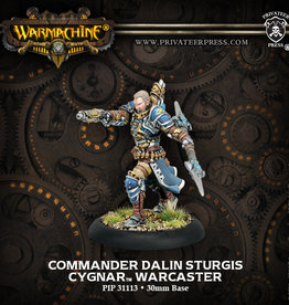Warmachine Cygnar - Commander Dalin Sturgis