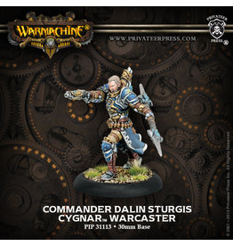 Warmachine Cygnar - Commander Dalin Sturgis