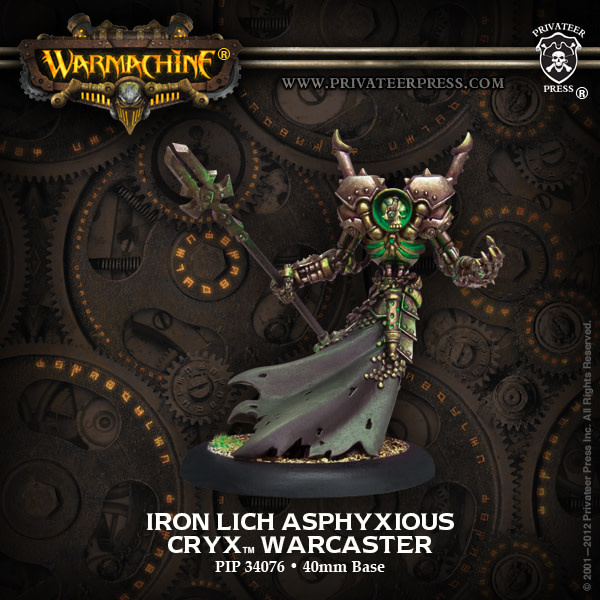 Warmachine Cryx - Iron Lich Asphyxious - Goblin Town Games