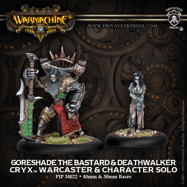 Warmachine Cryx - Goreshade the Bastard & Deathwalker