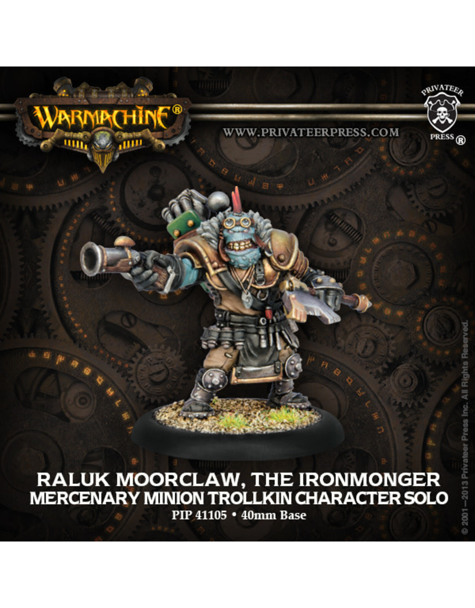 Warmachine Mercenaries Raluk Moorclaw