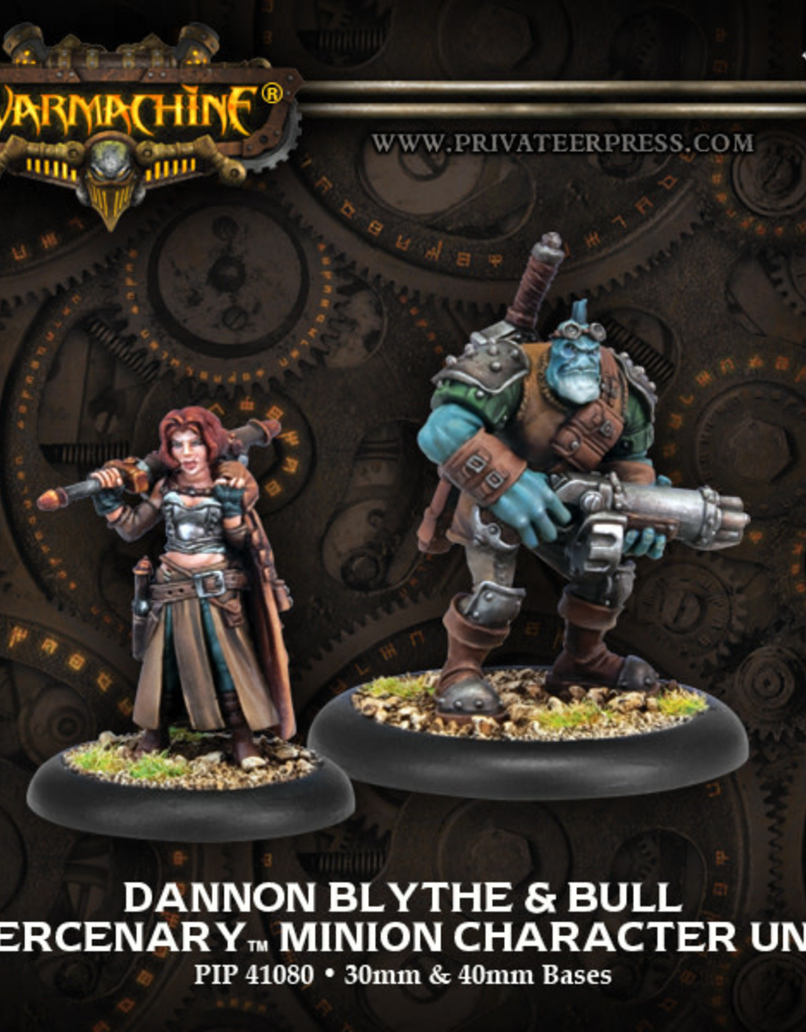 Warmachine Mercenaries - Dannon Blythe & Bull