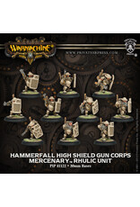Warmachine Mercenaries - Hammerfall High Shield Gun Corps