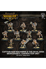 Warmachine Mercenaries - Captain Sam Machorne & Devil Dogs