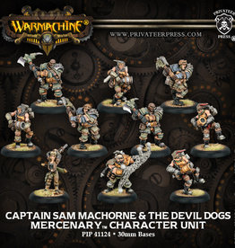 Warmachine Mercenaries - Captain Sam Machorne & Devil Dogs