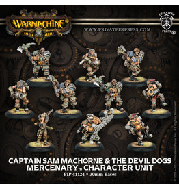 Warmachine Mercenaries - Captain Sam Machorne & Devil Dogs