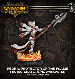 Warmachine Protectorate - Feora, Protector of the Flame