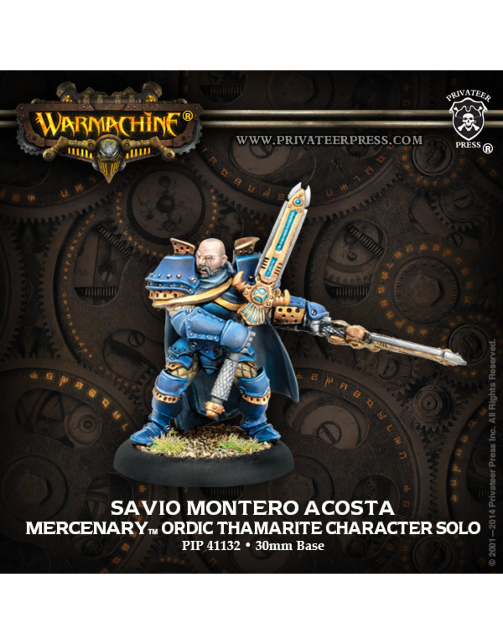 Warmachine Mercenaries - Savio Montero Aco