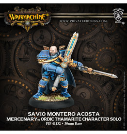 Warmachine Mercenaries - Savio Montero Aco