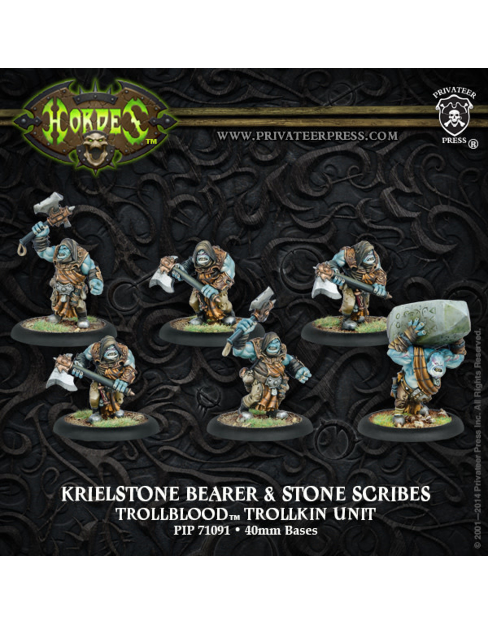 Hordes Trollbloods - Krielstone Bearer & Stone Scribes