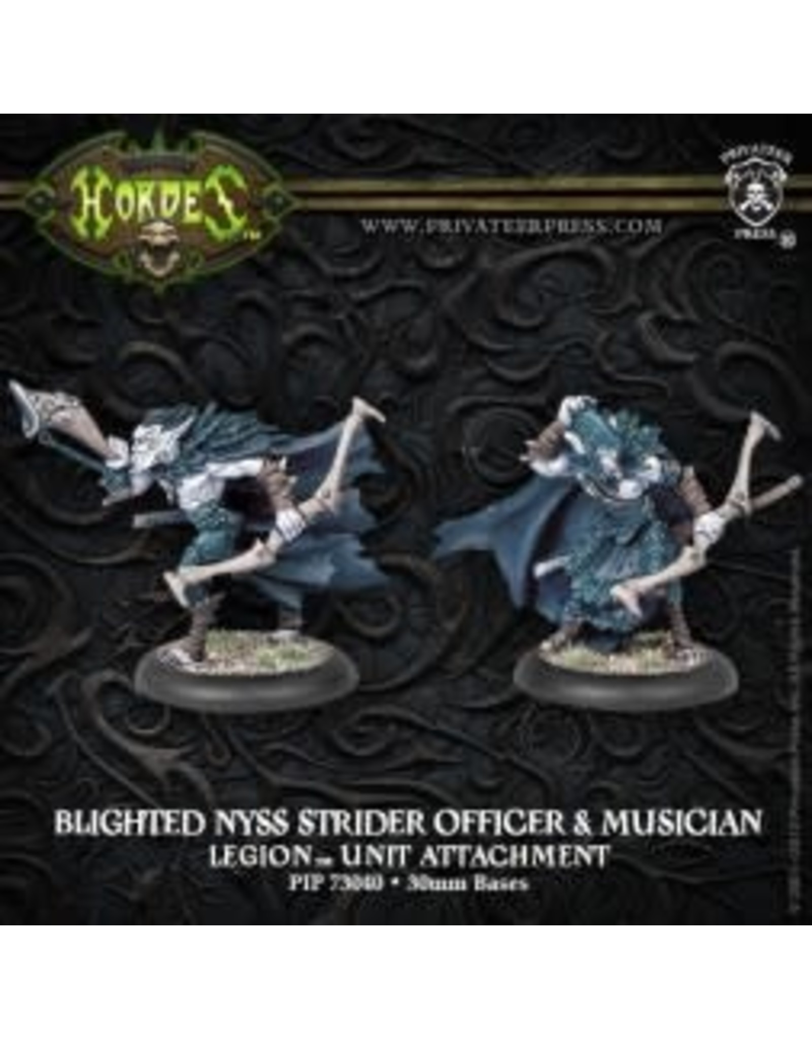 Hordes Everblight - Blighted Nyss Strider Officer & Musician
