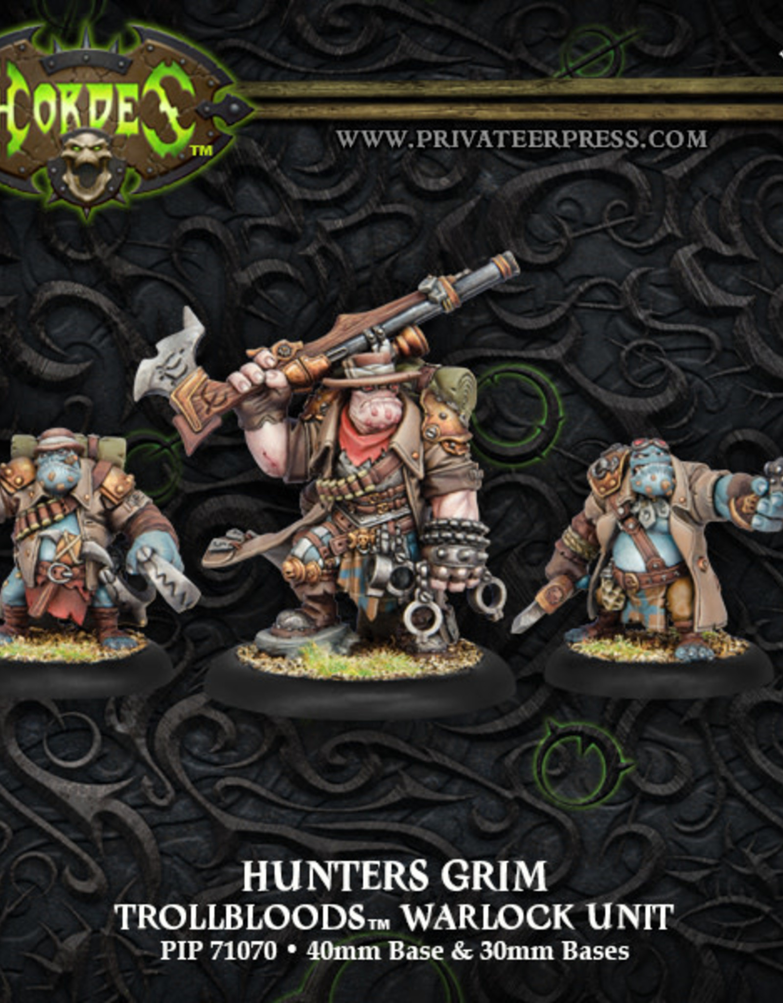 Hero Clix Trollbloods - Hunters Grim