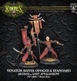 Hordes Skorne - Venator Reaver Officer & Standard