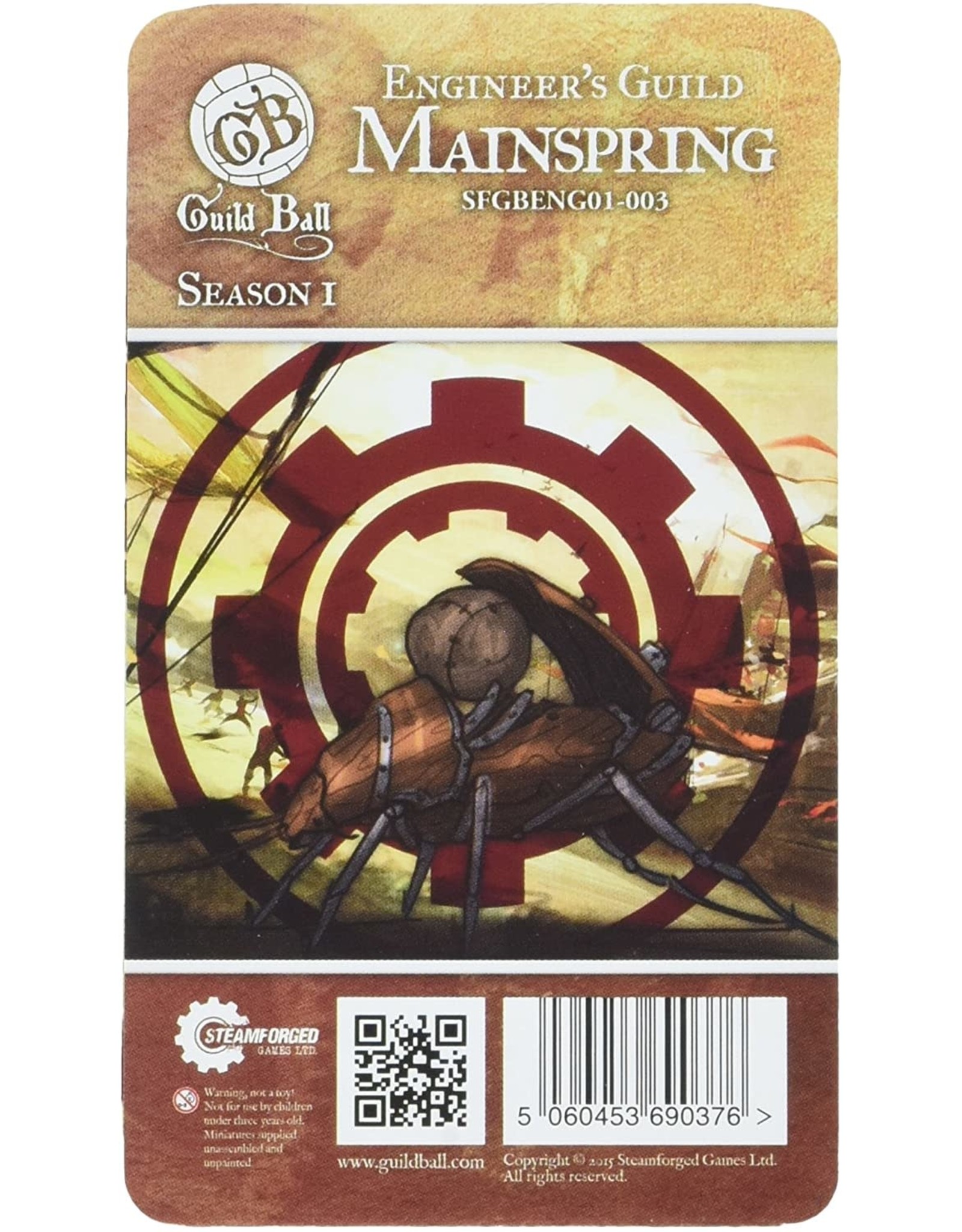 Guild Ball GB - Engineers - Mainspring