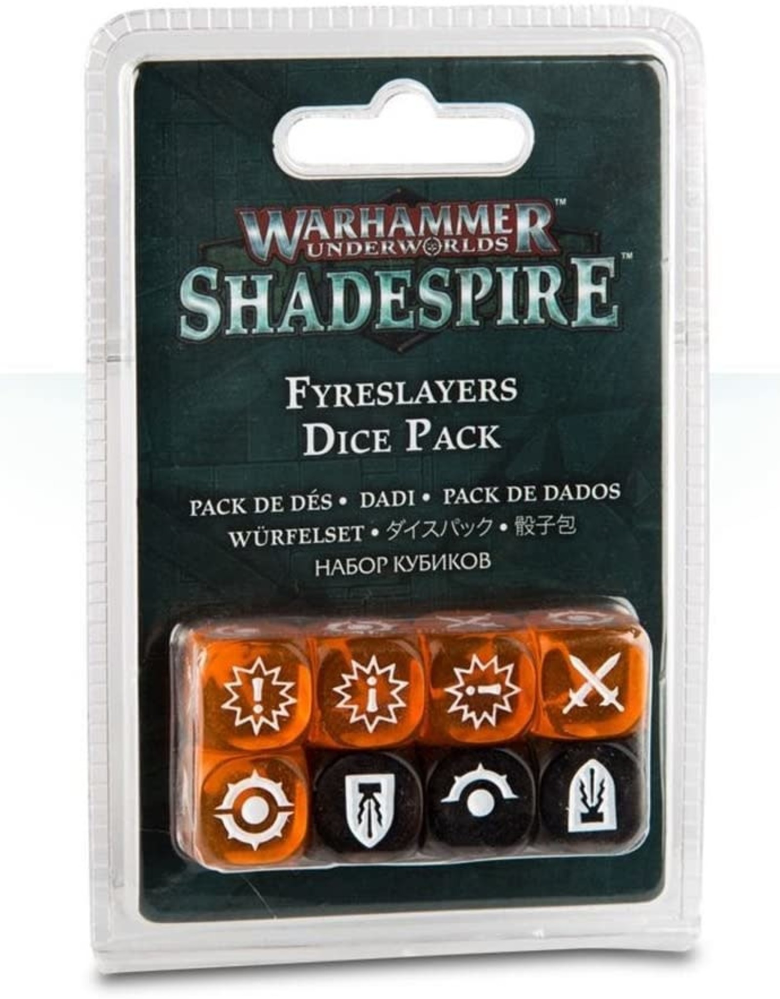 Warhammer Underworlds Underworlds- Fyreslayers Dice