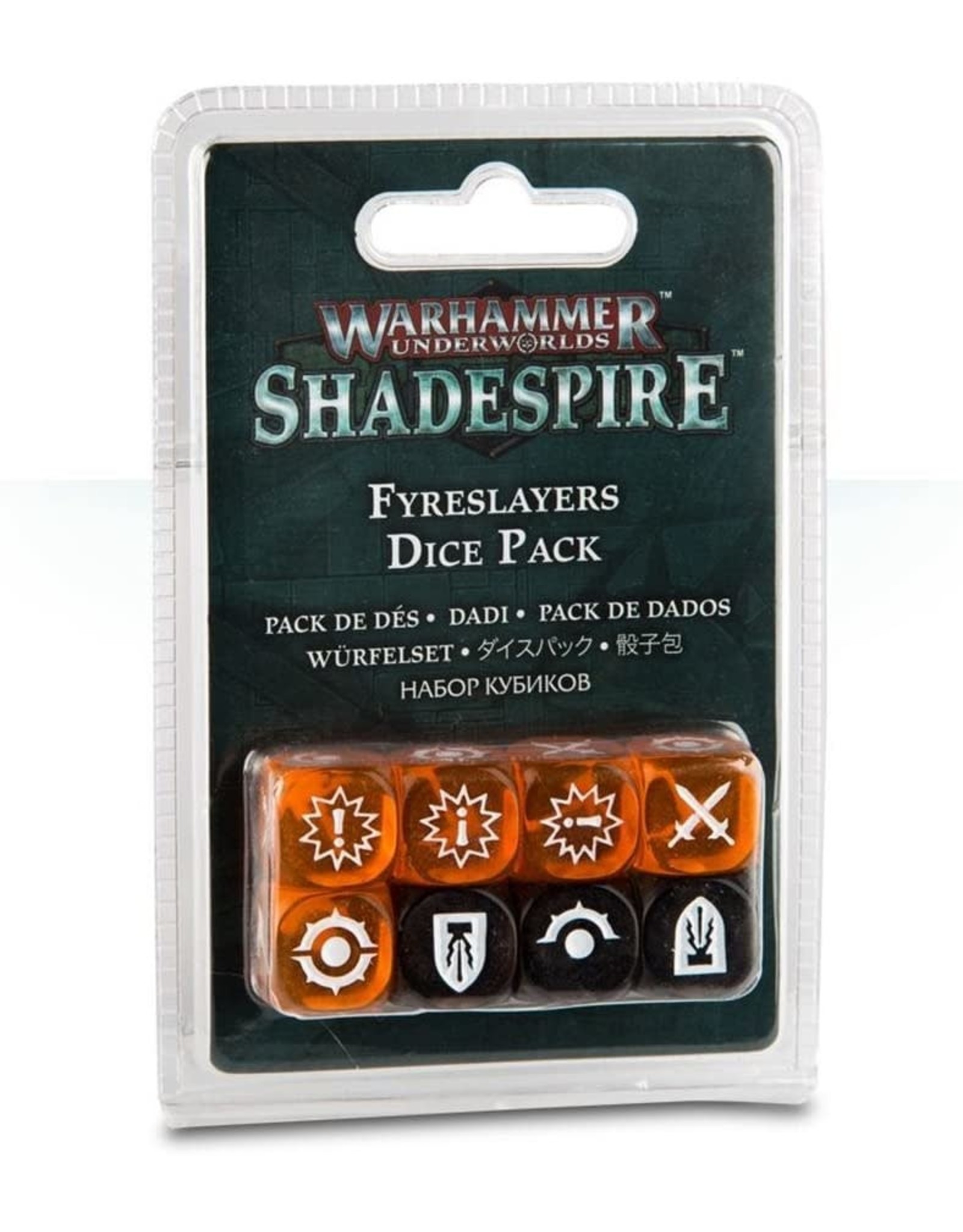 Warhammer Underworlds Underworlds- Fyreslayers Dice