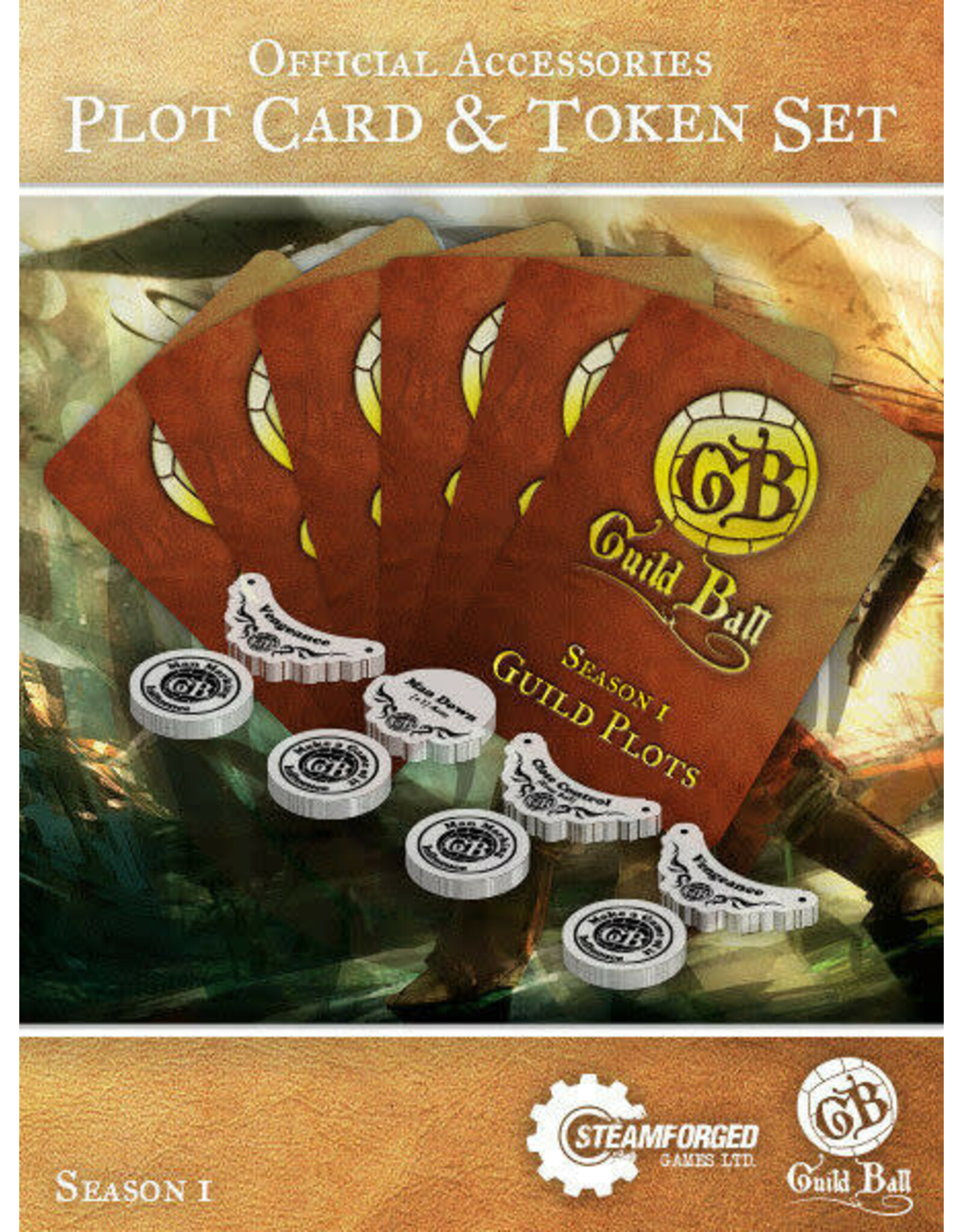 Guild Ball GB - Plot Cards & Tokens Season 1
