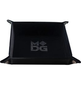 Folding Dice Tray - Velvet Black