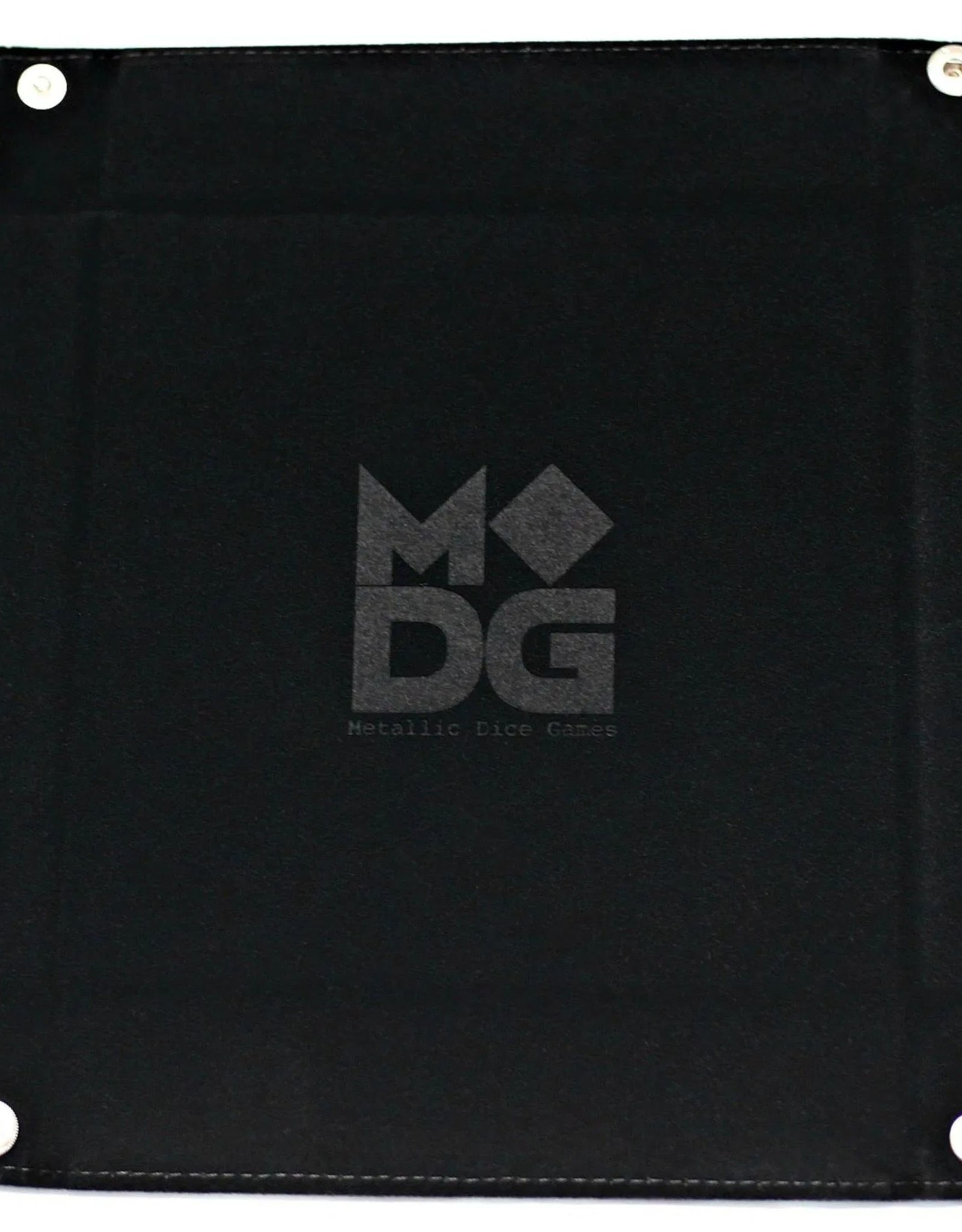 Folding Dice Tray - Velvet Black