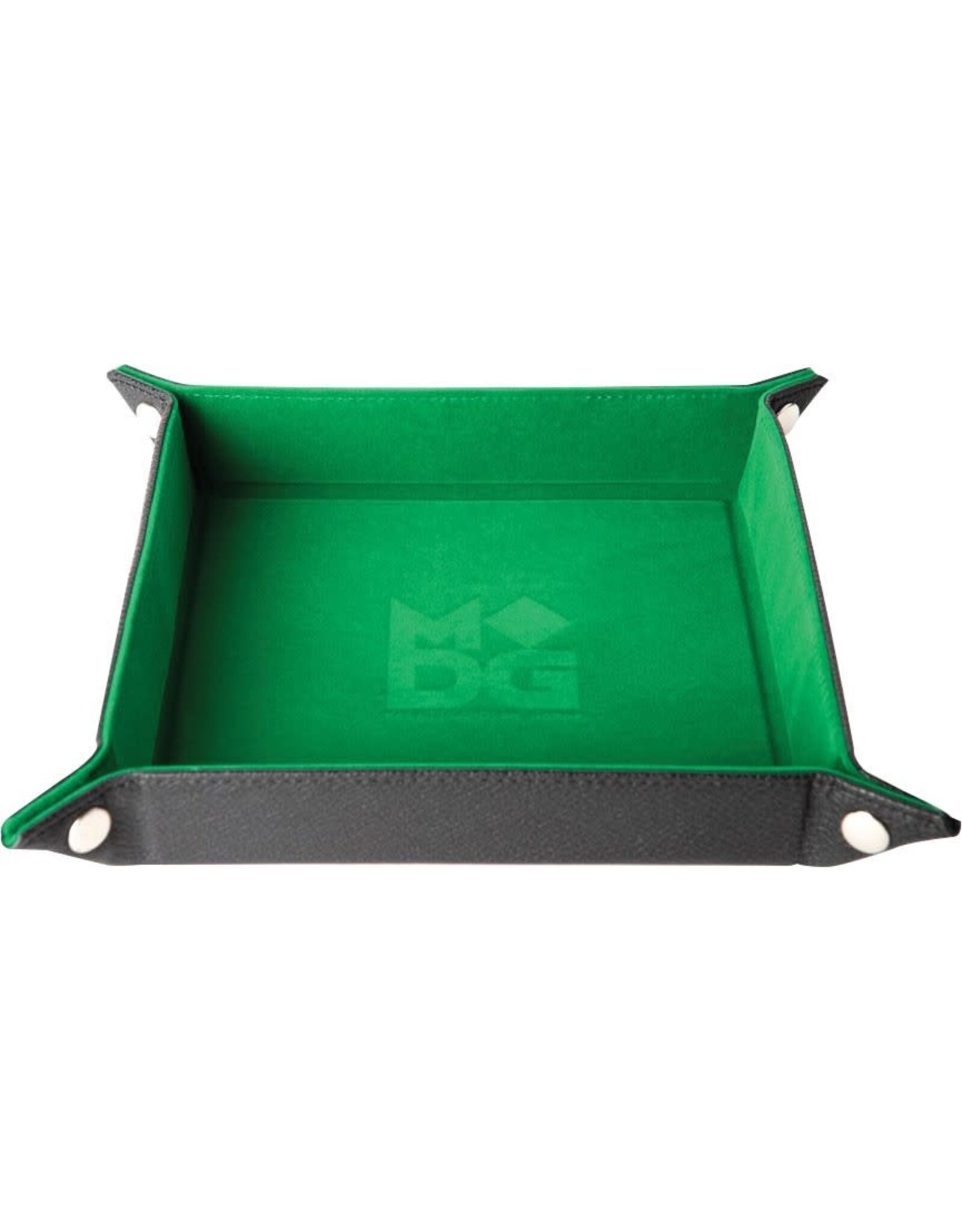Folding Dice Tray - Velvet Green