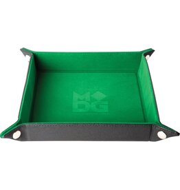Folding Dice Tray - Velvet Green