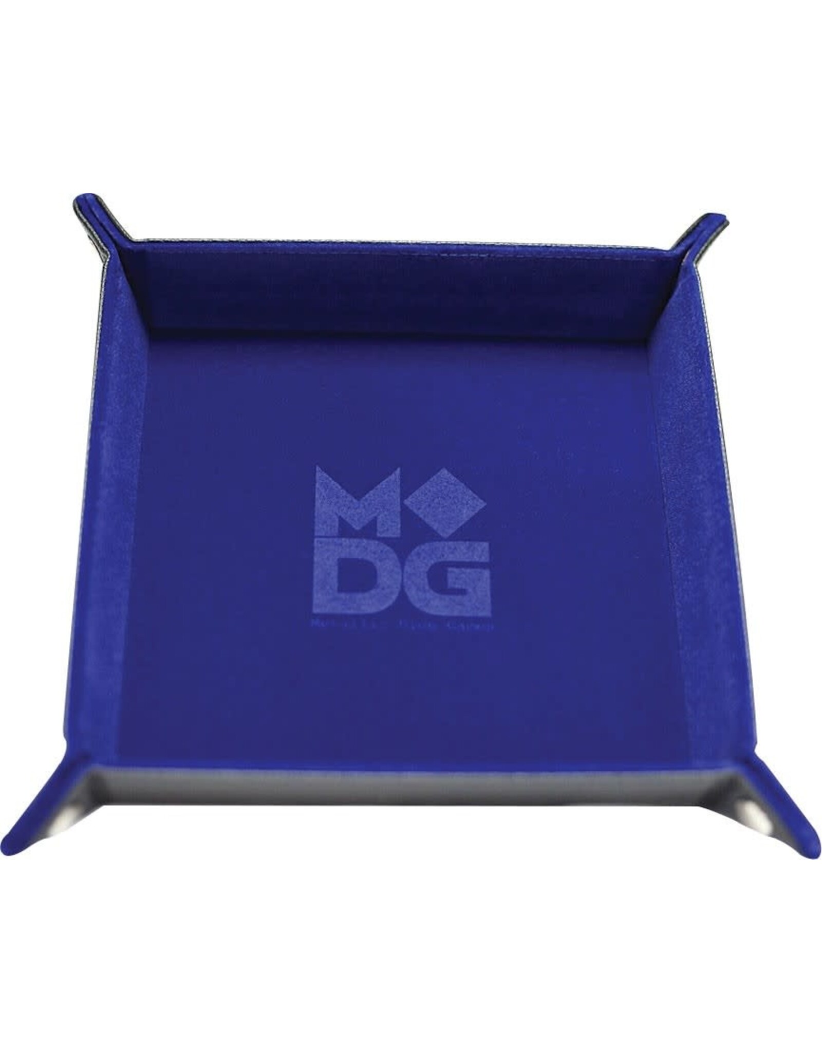 Folding Dice Tray - Velvet Blue