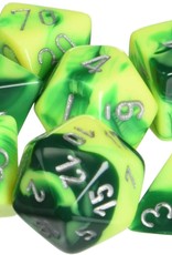 Chessex Vortex - Green/Yellow Polyheral Set