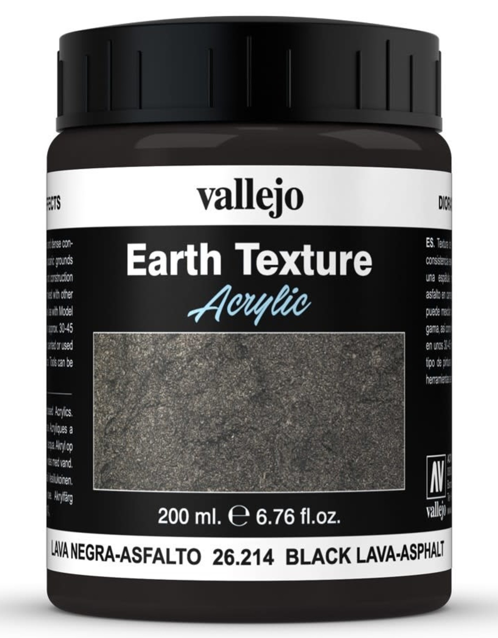 Vallejo Diorama Effects: Earth Texture - Black Lava/Asphalt