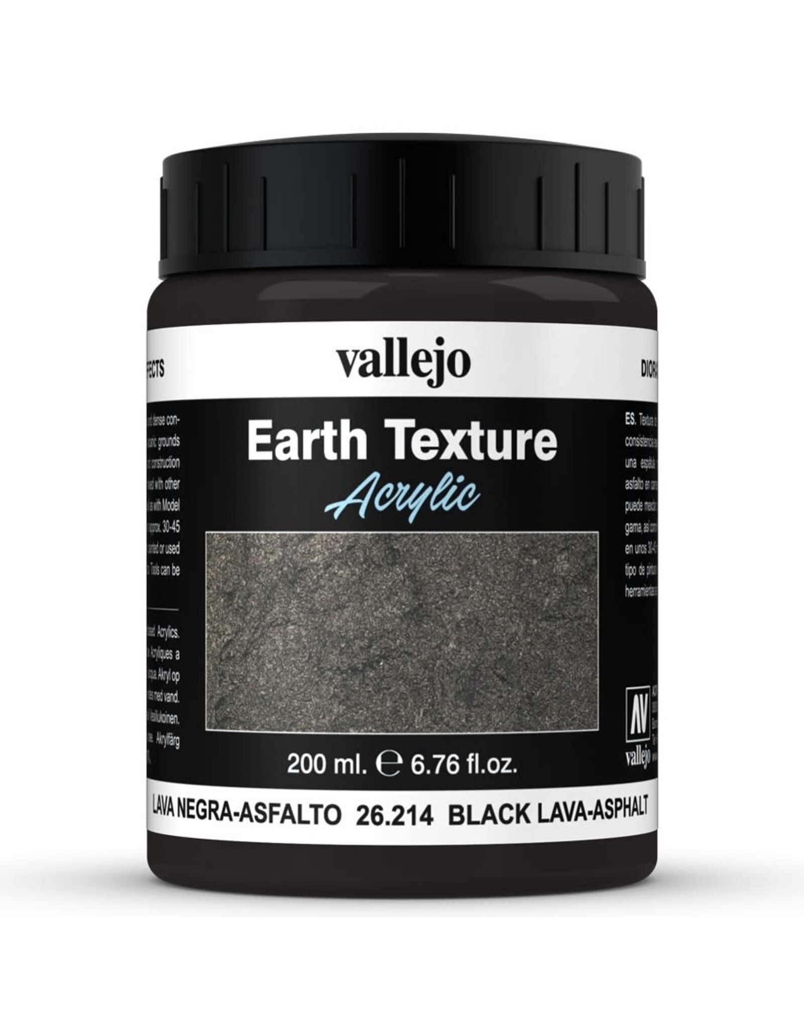 Vallejo Diorama Effects: Earth Texture - Black Lava/Asphalt