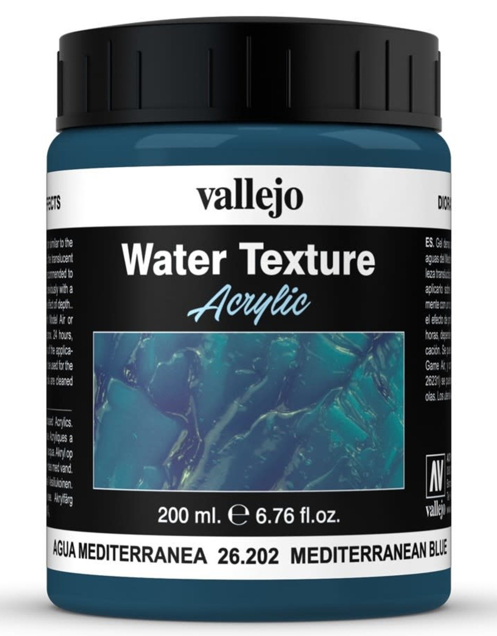 Vallejo Diorama Effects: Water Texture - Mediterranean Blue