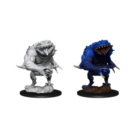 Nolzur's Marvelous Miniatures D&D D&D NMU - Blue Slaad (W12.5)