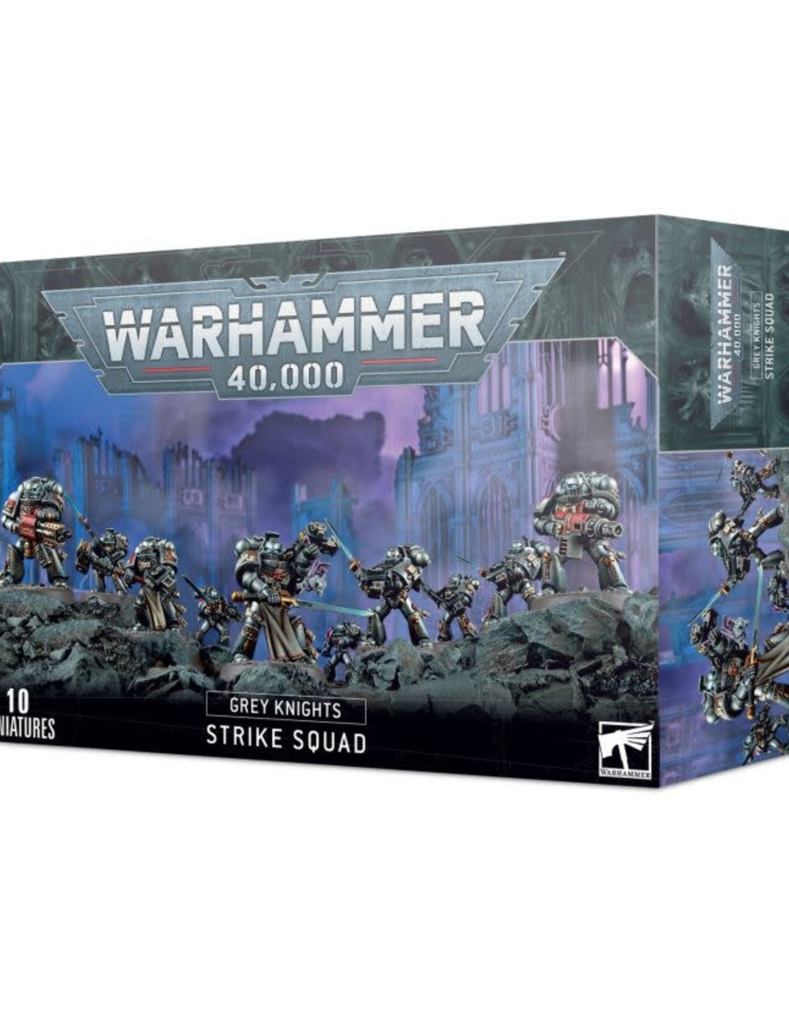Warhammer 40k Grey Knights Strike Squad (Interceptor, Knight Purifier, Purgation)