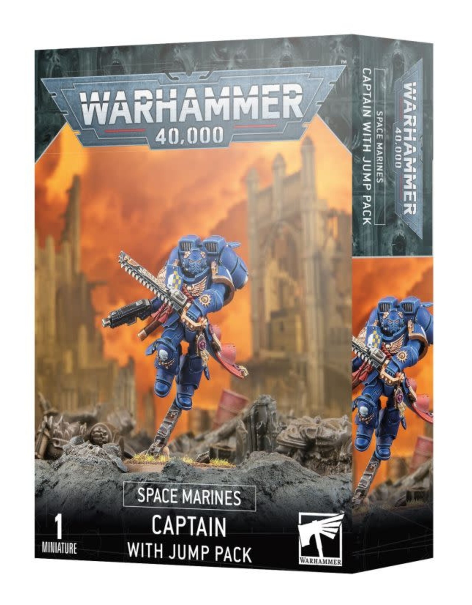 Warhammer 40k Captain with Jump Pack