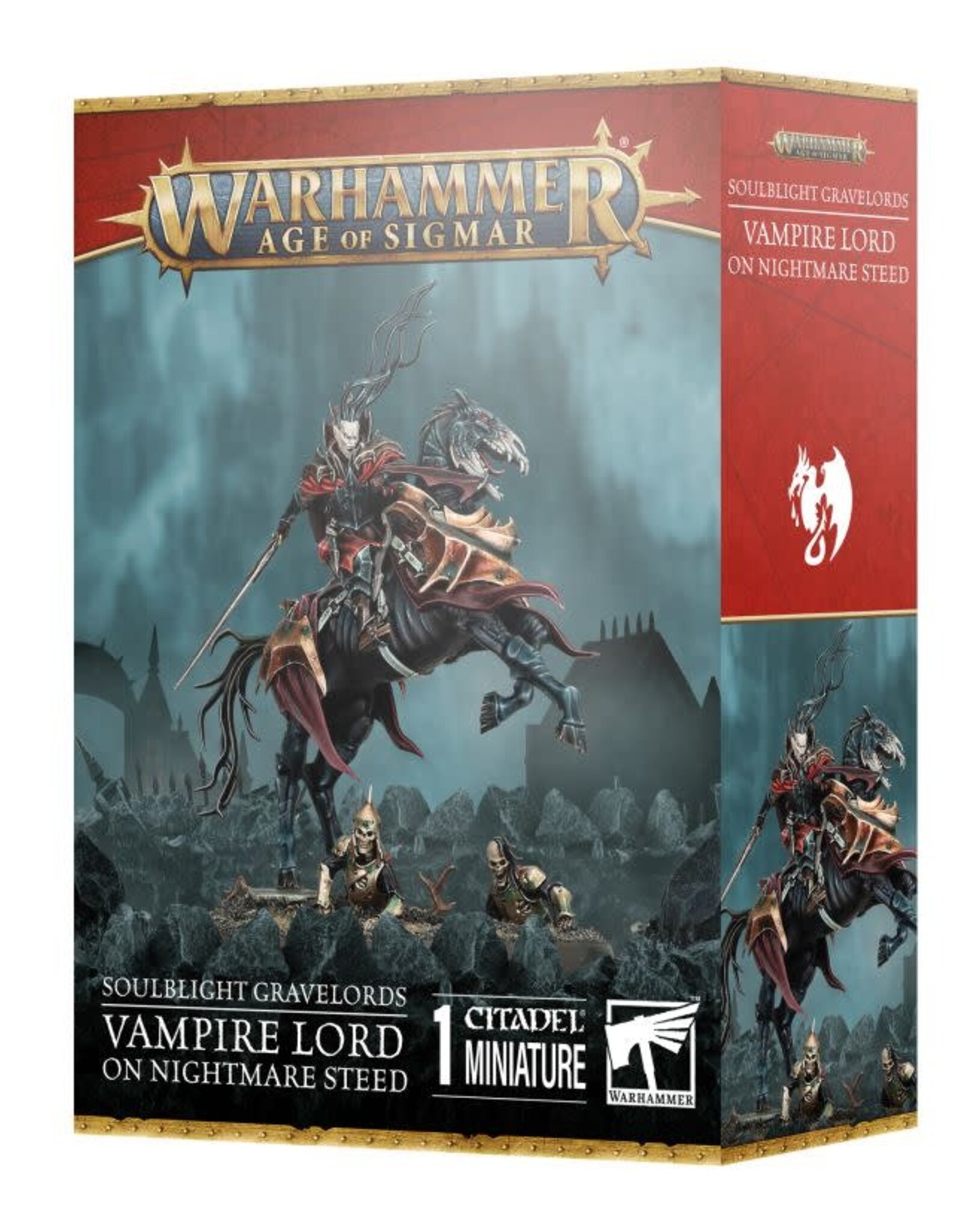 Age of Sigmar Vampire Lord on Nightmare Steed