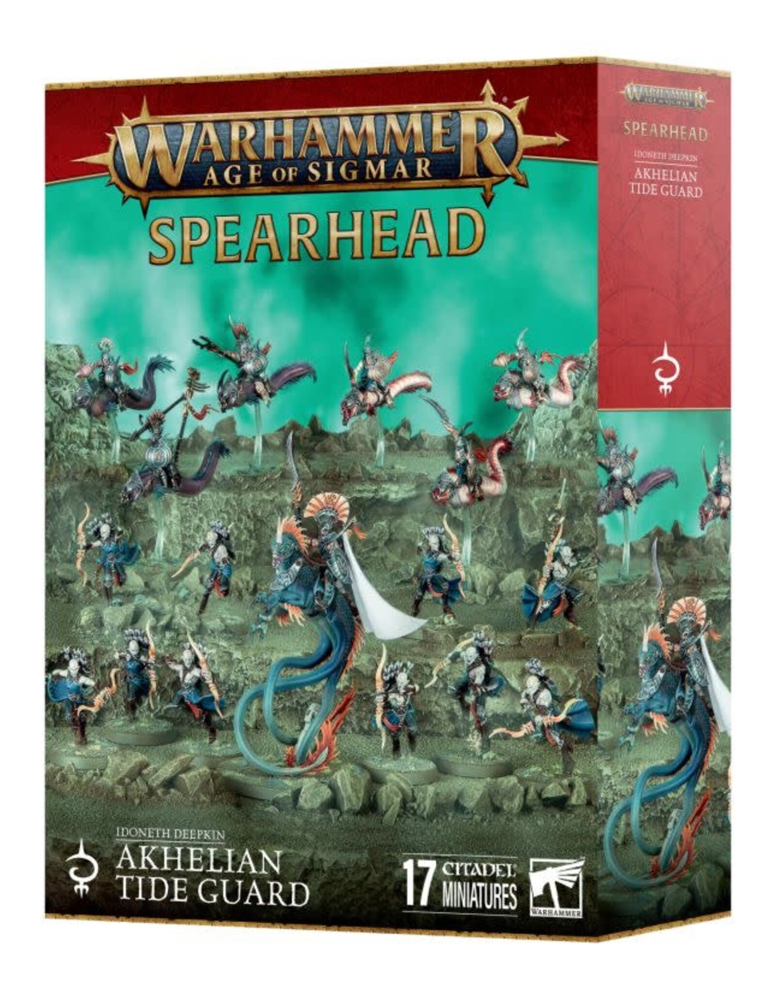 Age of Sigmar Spearhead: Idoneth Deepkin Akhelian GTide Guard